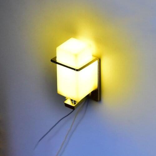 2pcs 1:20 1:25 Scale Model Lamppost Bulbs Up Wall Lights Lamps Model Building Material