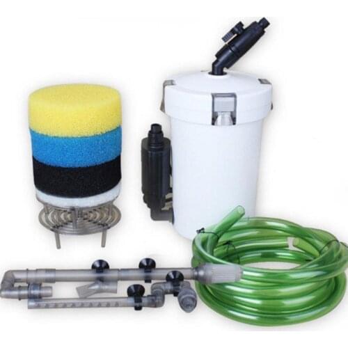 Fish Tank Filter Aquarium Bucket Water Pump With Regulating Valve External Silent Filter Air Pump Canister Aquarium Accessories