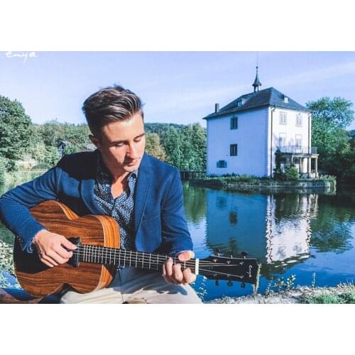 Enya EM41/EA-X1 36/41 inch Acoustic Guitar KOA-Patterned HPL Wood Full Board With Bag Tuner Capo Express Delivery Free Shipping