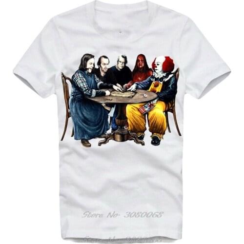 E1Syndicate T Shirt Stephen King It Tarot Ouija Board Okkult Yoga Shining Popular Tagless TShirt Anime Tees Harajuku