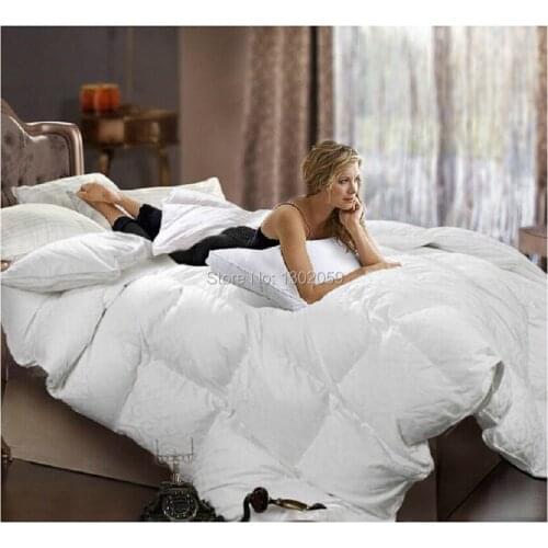 330GSM Queen Full King Twin Goose Down Quilt Doona Comforter Blanket 7 Blanket Warmth