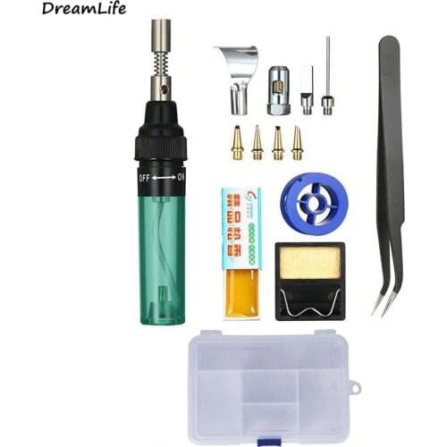 Pen Type Gas Soldering Iron 3 in 1 Gas Soldering Iron Multi-function Soldering Iron 13 Piece Set Hot Sale Home Repair Tools