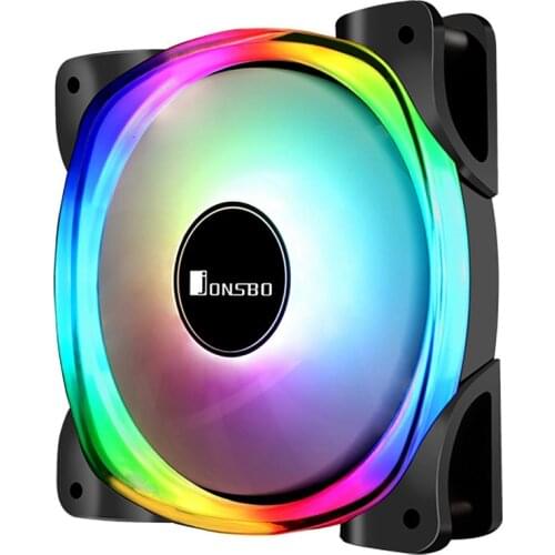 JONSBO FR-701 RGB Chis Fan 12cm Symphony Silent PWM 5V 6 Pin ARGB Shenguang Motherboard Synchronous Cooling Fan