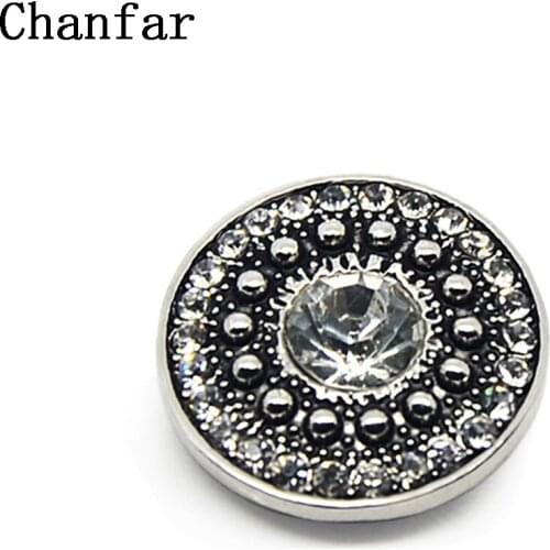 Snap Button Charm Button Leather Jewelry Beads For DIY Bracelet Necklace