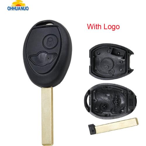 2 Buttons Key Shell for BMW MINI For BMW /Mini for Cooper R50 R53 Alarm Systems Security