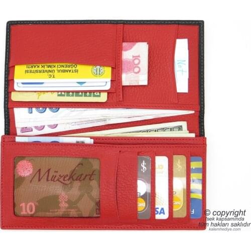 Genuine Leather Wallet | İsme Special Wallet | 18x9,5 | TM 1612-2 Gift Wallet