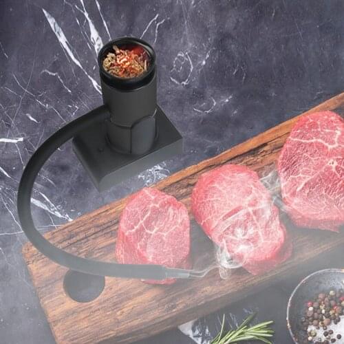 Kitchen Tools Smoke Infuser Food Cold Smoke Generator Molecular Cuisine Smoking Gun Meat Burn Smokehouse Cooking BBQ Grill