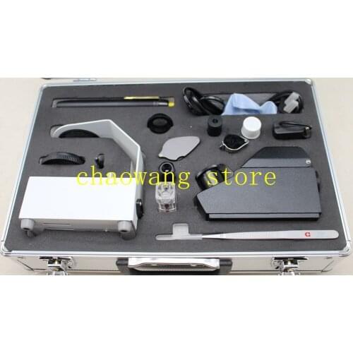 Jewelry checking tools kit Diamond Testing inspecting Tools with Aluminum Box