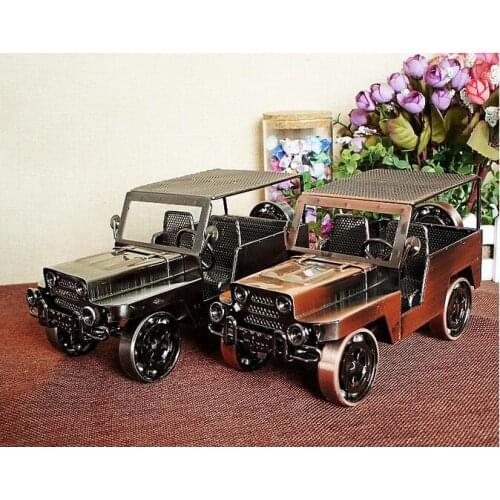 New arrival Iron vintage car model Creative ornaments Vehicle model metal handicrafts Hand made Arts and Crafts