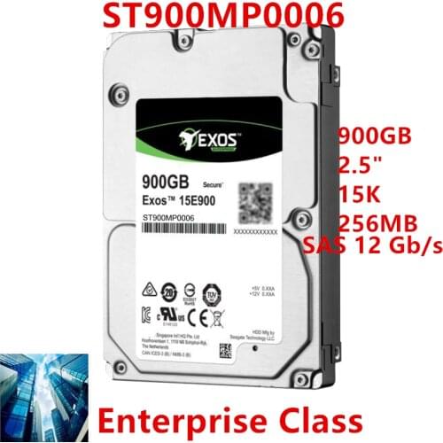 New HDD For Seagate Brand 900GB 2.5" SAS 12 Gb/s 256MB 15000RPM For Internal Hard Disk For Enterprise Class HDD For ST900MP0006
