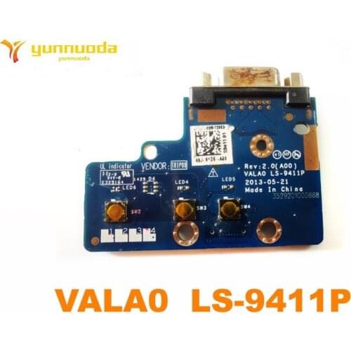 Original for Dell E6540 VGA USB Port Board VALA0 LS-9411P 1 tested good free shipping