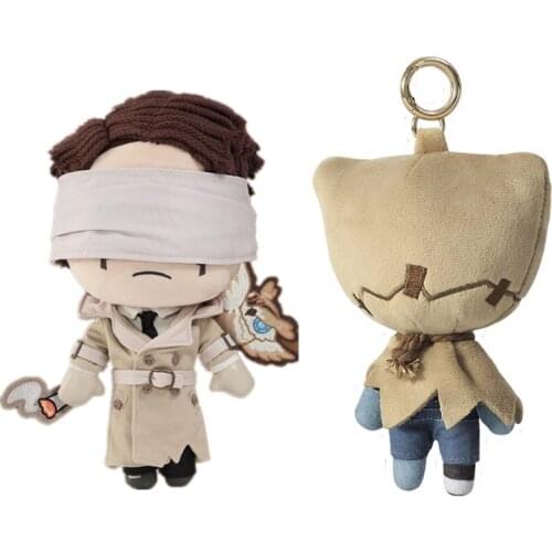 Identity V Eli Clark Seer Plush Toy Doll Axe Boy Cosplay Doll Cute Change suit Dress Up Plush Toy for Halloween Christmas Gifts