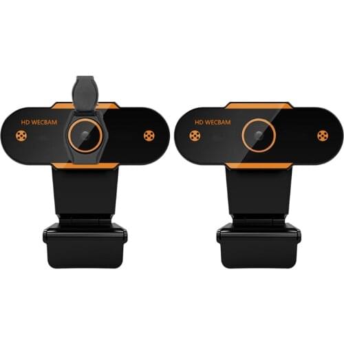 1080P HD- USB2.0 Web Camera Computer PC Webcam with Microphone for Online Teaching Conference Live Video Streaming