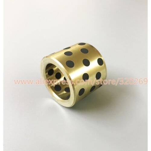 1PC JDB202850 JDB202860 JDB203040 JDB203045 JDB203050 Graphite Bush Self-Lubricating Oilless Bearing Copper Sleeve Linear Shaft