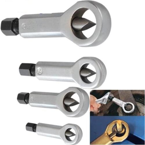4pcs Nut Remove Break Manually Metal Nut Break Manual Hand Tools Sliding Tooth Nut Splitter Cracker Remover