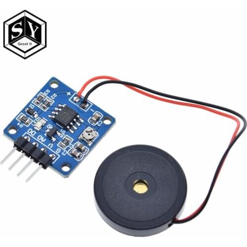 GREAT IT 5V Piezoelectric Film Vibration Sensor Switch Module TTL Level Output For Arduino