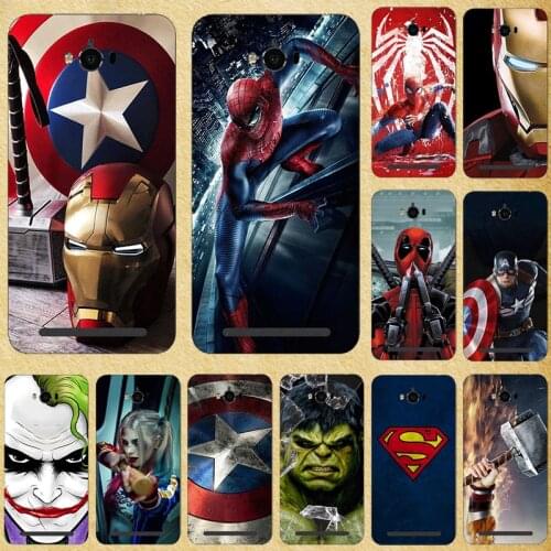 Super Hero Phone Case Cover For Asus Zenfone Max Phone Back Case Coque For Asus Zenfone Max ZC550KL ZC 550KL 550 KL Bags Shell