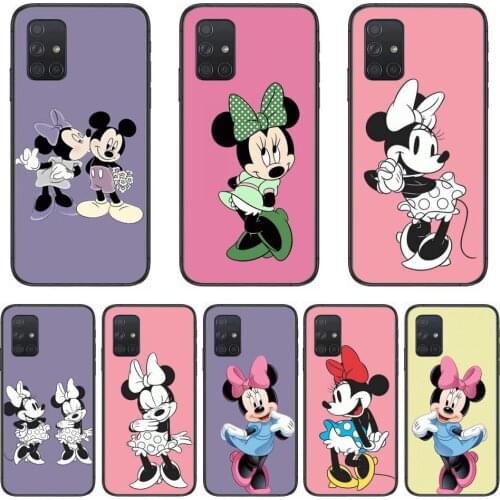 Disney minnie mouse pink Phone Case Hull For Samsung Galaxy A 50 51 20 71 70 40 30 10 E 4G 5G S Black Shell Art Cell Cover