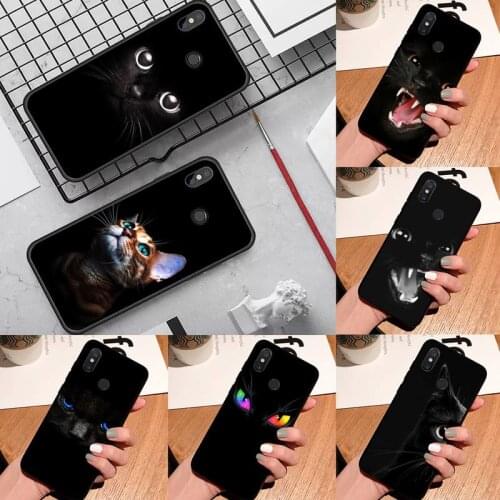 Cat eyes black art Phone Case For Xiaomi Redmi note 7 8 9 t k30 max3 9 s 10 pro lite