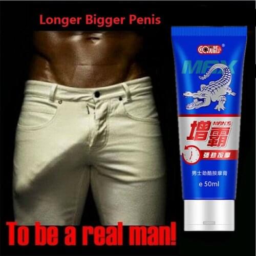 Hot Natural 50ml Male Enhancement Cream Penis Bigger Thicker Extend Penis Sexy Massage Cream Long Lasting