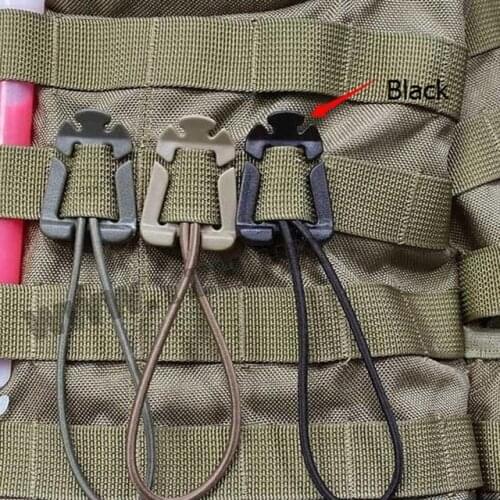 Attach quickdraw Shackle Carabiner Clip Molle Webbing Backpack Buckle Snap Lock Grimlock Camp Hike Mountain climb Outdoor