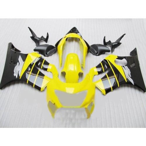 Injection mold Fairing Kit for HONDA CBR600F4 99 00 CBR 600F4 1999 2000 CBR600 ABS Yellow black Fairings set+gifts HW14