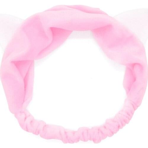 Cat Ears Hair Accessories Makeup Tool face cleaing Headband Soft Elastic Multicolor Headdress For Women Girls