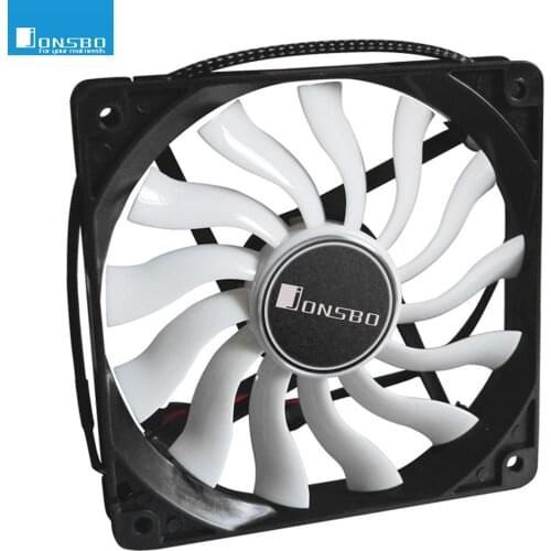JONSBO 4Pin 3Pin 20mm Thickness PC Case Fan 120mm Silent Desktop Computer Chassis Fan CPU Cooler Cooling Fan 1000RPM
