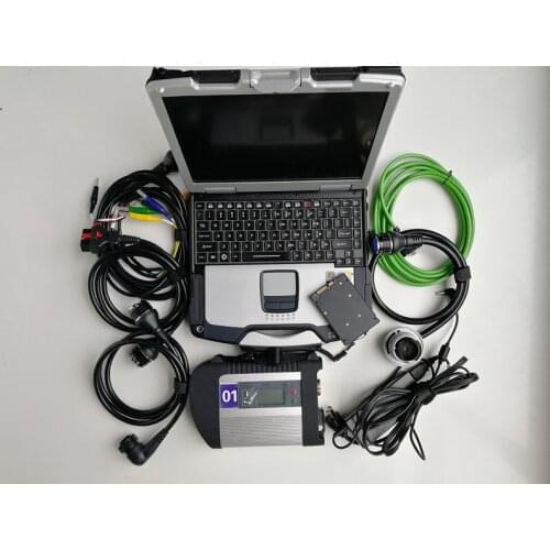 MB Star C4 SD Connect SCN Coding Programming 2020.12v Xenntry D-AS E-WA Diagnosis System SSD in CF-30 Used 4G Laptop Toughbook