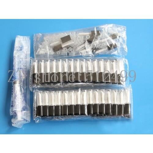 1.2ML 100pcs/lot Mini Sample Lipstick Bottle, Small Plastic Clear Cosmetic Lip Gloss Tube n Black Cap,Refillable Lip Beauty Tool