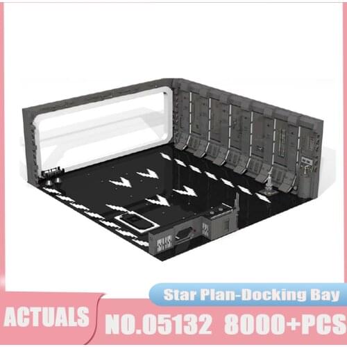 MOC Docking Bay 327 Hanger Tarmac For 05132 UCS Falcon Ultimate Collector Model Building Blocks Bricks Kids Birthday Gifts 75192