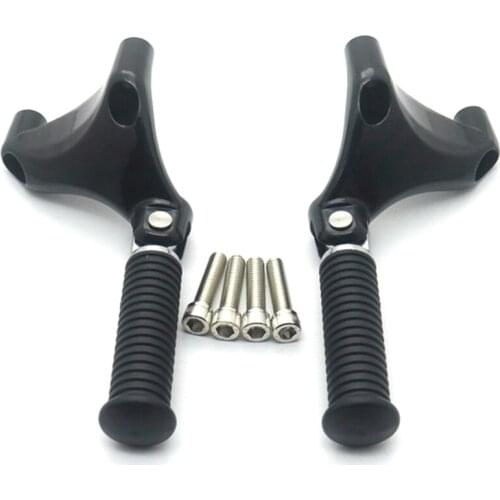 Motorcycle Black Passenger Rear Foot Pegs Footpegs Mount For Harley 1200 Xl 883 Sportster 2004-2013