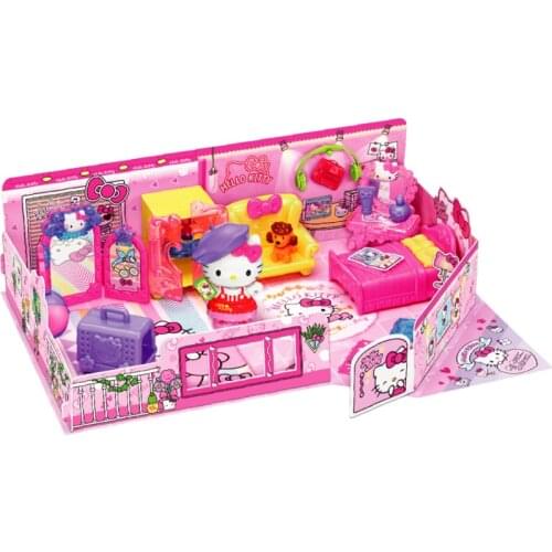 Kittys versatile modeling dream room kt50127 girls' house toys home furnishing set