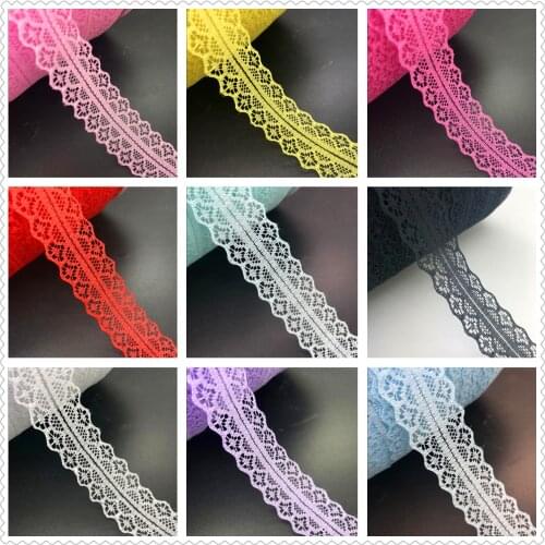 NEW DIY 10 Yards 30MM Embroidered Lace Trim Ribbon Sewing Appliques for Womens Clothes DIY Ha