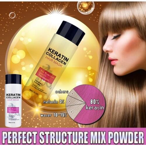 30ml/100ml Keratin Hair Treatment Purifying Shampoo Hair Care Products Keratin Hair Treatment Mask Repairs Damage Set