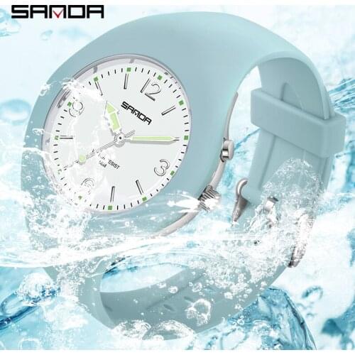 SANDA 2021 New Hot-selling Luxury Brand Watches Ladies Fashion Casual Watches Ladies Simple Dial Quartz Clocks Roloj Mujer