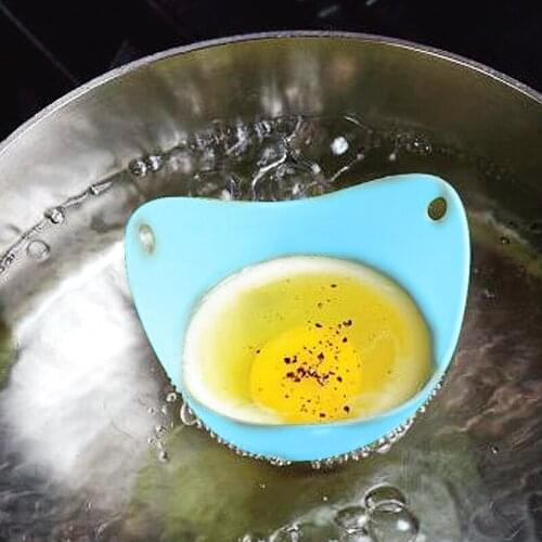 2Pcs/Lot Poaching Pods Egg Mold Bowl Rings Cooker Boiler Silicone Egg Poacher Cuit Oeuf Dur Kitchen Cooking Tools Pancake Maker