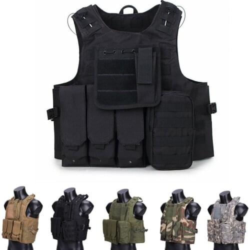 Tactical Vest Plate Carrier Outdoor CS Hunting Shooting Protection Gear Military Combat Training Camouflage Airsoft Armor Vest