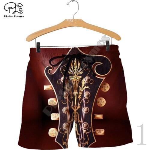 PLstar Cosmos 3DPrint Musical Instrument Summer Funny Newfashion Daily Shorts Harajuku Fitness Beach Comfortable Casual Style A1