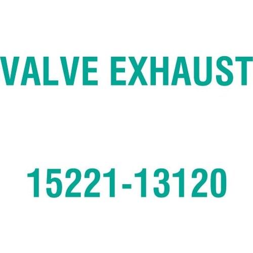 For Kubota 15221-13120 VALVE EXHAUST
