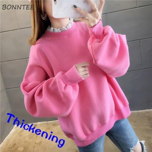 Pullovers Women Various Color Ruffled Collar Sweet Simple Girls Korean Style All-match Womens Tops Harajuku Chic Casual Student