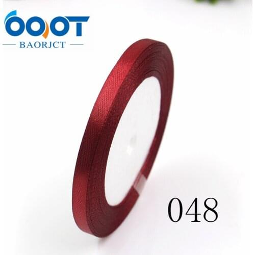 048 , 6 Wholesale 25 Yards Silk Satin Ribbon , Wedding decorative ribbons, gift wrap, DIY handmade materials