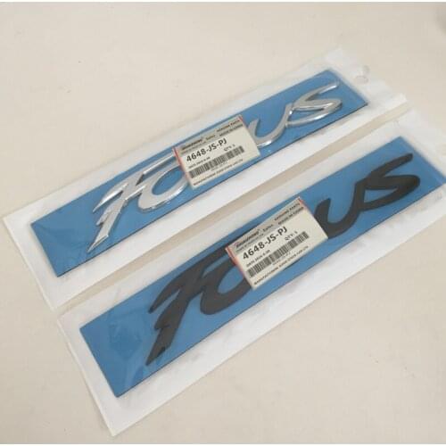 1pcs ABS F-ocus car Letter Rear trunk Decals Emblem badge sticker Decal Car styling auto Accessories