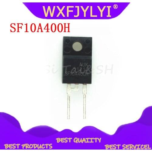 10PCS SF10A400H 10A400H TO-220F LCD power tube in-line diode three-stage tube