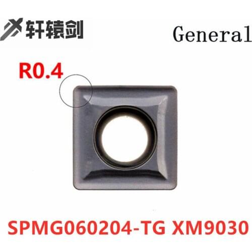 10 pcs SPMG050204 SPMG060204 SPMG070308 SPMG090408 TG XM9030 U perforated carbide inserts can be used for stainless steel