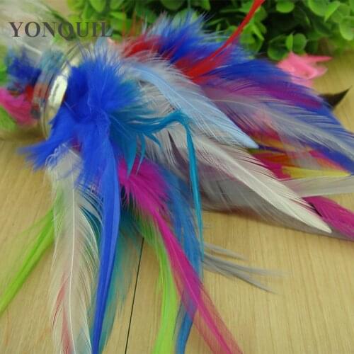 14 Colors Select Rooster Feather 6-8Inches/ 15-20CM /DIY Hair Accessories,Fascinator Material For Hats Cloth Decoration