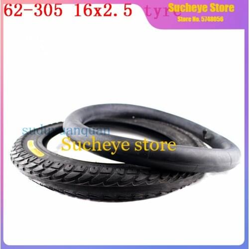 16x2.50 64-305 inner outer tire fits Electric bike Boys bike SCHWINN Convertible tricycle 16x2.5 16*2.5 Electric Bicycle tyre