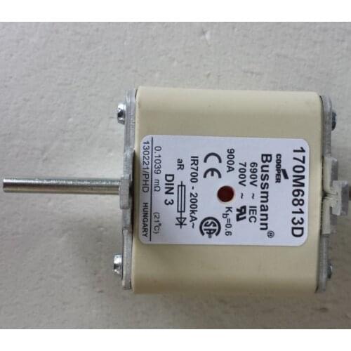 3PCS Electric Power 900A 690V Fuse Link 170M6813D for Short Circuit Protection
