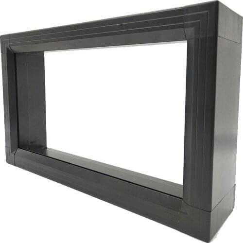 3590F3 Black Led Screen Display Frame 35x90x1.0x6000mm Aluminum Profile