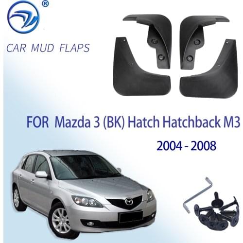 Spatlappen Voor Mazda 3 (Bk) hatch Hatchback M3 2004-2008 Auto Voor Achter Voor Spatbord Splash Guards Spatlappen Spatborden